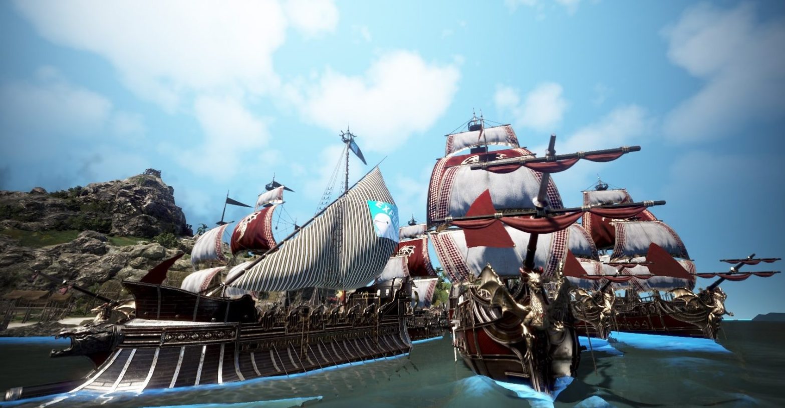 甲板を磨く、それは・・！